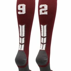 Best Sale ๐ MadSportsStuff Maroon Player ID Custom Number Over The Calf ๐งฆ Socks For ๐ฅ Softball โพ Baseball Football Boys And ๐ง Girls ๐ฅ Softball ๐งฆ Socks ๐ 141 MadSportsStuff Maroon Player ID Custom Number Over The Calf Socks For Softball Baseball Football Boys And Girls Softball Socks