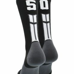 Buy โญ MadSportsStuff Black Player ID Custom Number Crew ๐งฆ Socks For ๐ Basketball Lacrosse Volleyball Boys And ๐ง Girls ๐ 158 MadSportsStuff Black Player ID Custom Number Crew Socks For Basketball Lacrosse Volleyball Boys And Girls
