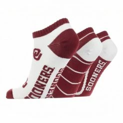 Best Sale ๐ TCK OU Oklahoma Sooners No Show ๐งฆ Socks Full Field 3 Pack All Schools ๐ 5 TCK OU Oklahoma Sooners No Show Socks Full Field 3 Pack All Schools