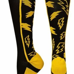 MadSportsStuff Baseball Socks Crazy Socks With Lightning Bolts (multiple Colors)