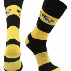 TCK Missouri Tigers Socks Game Day Striped Crew Socks