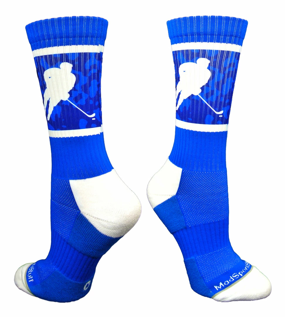 Promo ๐ MadSportsStuff Hockey ๐งฆ Socks Crew Length For Boys Or Men, Hockey Gift โ 12 MadSportsStuff Hockey Socks Crew Length For Boys Or Men, Hockey Gift