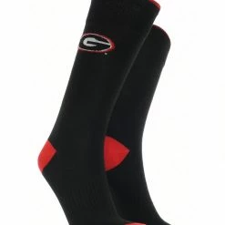 TCK All Schools Georgia Bulldogs Dress Socks Dean's List Crew Length Socks