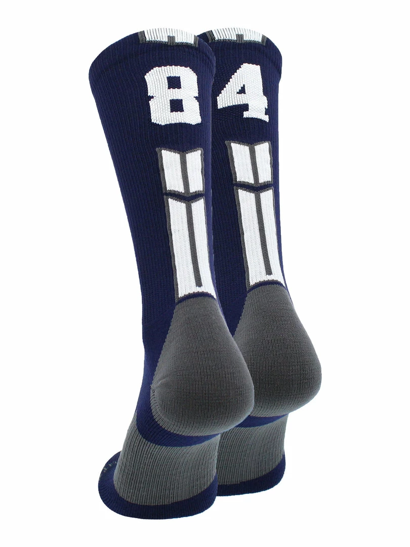 Coupon ๐งจ MadSportsStuff Volleyball ๐งฆ Socks Navy Player ID Custom Number Crew ๐งฆ Socks For ๐ Basketball Lacrosse Volleyball Boys And ๐ง Girls โ๏ธ 45 MadSportsStuff Volleyball Socks Navy Player ID Custom Number Crew Socks For Basketball Lacrosse Volleyball Boys And Girls