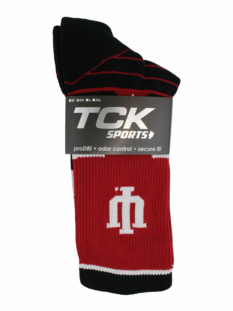 Flash Sale ๐ TCK Indiana Hoosiers ๐งฆ Socks Victory Crew โจ 3 TCK Indiana Hoosiers Socks Victory Crew