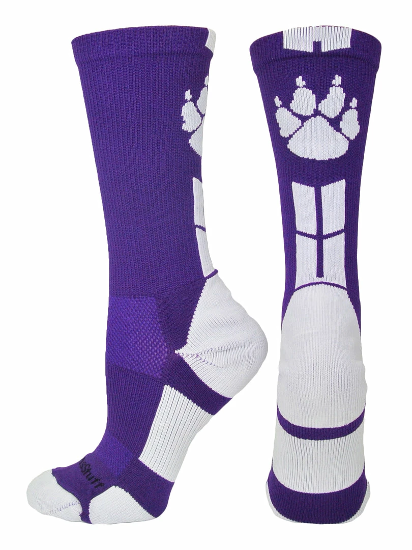 Wholesale ๐ MadSportsStuff Wild Paws Athletic Crew ๐งฆ Socks (multiple Colors) โ๏ธ 15 MadSportsStuff Wild Paws Athletic Crew Socks (multiple Colors)