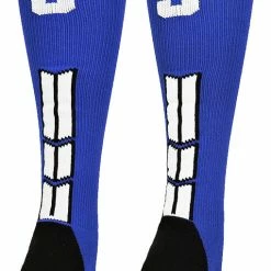 Brand new ๐ฅฐ MadSportsStuff Royal Player ID Custom Number Over The Calf ๐งฆ Socks For ๐ฅ Softball โพ Baseball Football Boys And ๐ง Girls ๐ 132 MadSportsStuff Royal Player ID Custom Number Over The Calf Socks For Softball Baseball Football Boys And Girls