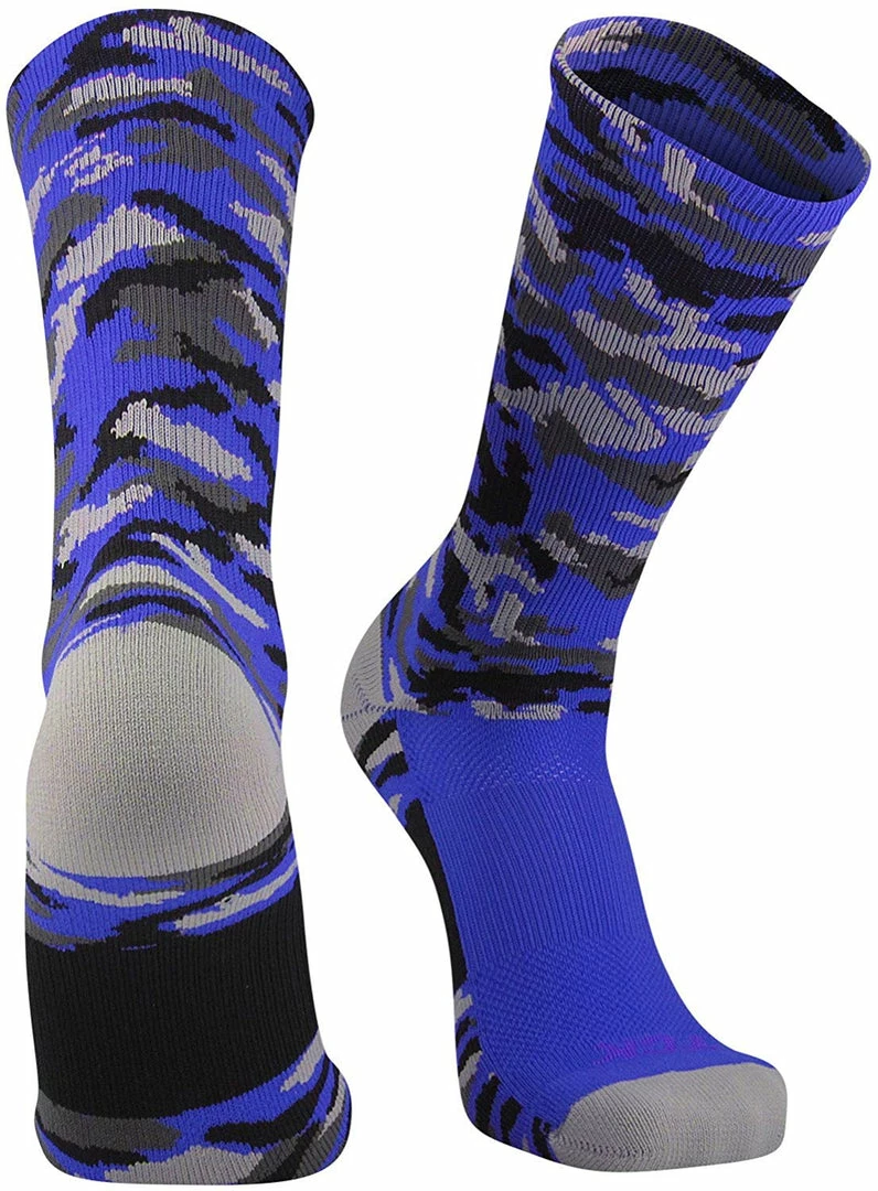 Flash Sale ๐ Basketball ๐งฆ Socks TCK Sports Elite Woodland Camo Performance Crew ๐งฆ Socks ๐ 17 Basketball Socks TCK Sports Elite Woodland Camo Performance Crew Socks