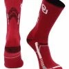 TCK All Schools OU Oklahoma Sooners Socks University Of Oklahoma Sooners Champion Crew Socks