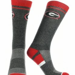 New ๐งจ TCK All Schools Georgia Bulldogs ๐งฆ Socks Victory Parade Crew Length ๐ฏ 7 TCK All Schools Georgia Bulldogs Socks Victory Parade Crew Length