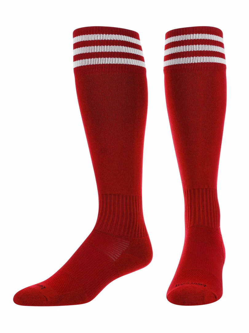 Top 10 ๐ TCK Soccer ๐งฆ Socks With Stripes- For Boys Or ๐ง Girls- Men Or ๐ฉ Women - Extra Cross-Stretch For Shin Guards ๐ 12 TCK Soccer Socks With Stripes- For Boys Or Girls- Men Or Women - Extra Cross-Stretch For Shin Guards