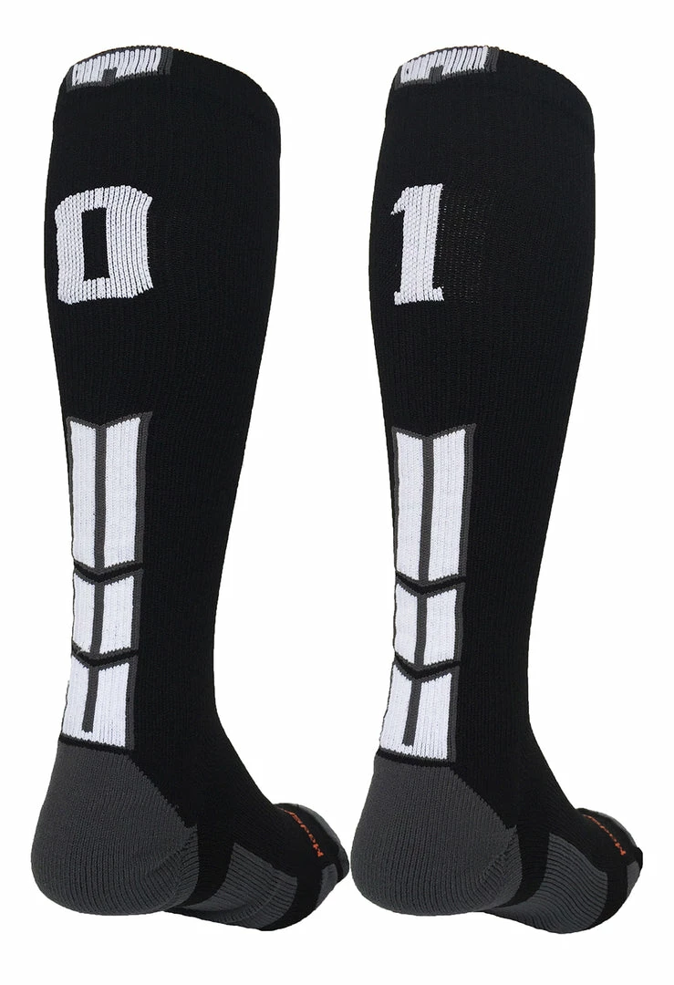 Outlet โ MadSportsStuff ๐ฅ Softball ๐งฆ Socks Black Player ID Custom Number Over The Calf ๐งฆ Socks For ๐ฅ Softball โพ Baseball Football Boys And ๐ง Girls ๐ 78 MadSportsStuff Softball Socks Black Player ID Custom Number Over The Calf Socks For Softball Baseball Football Boys And Girls