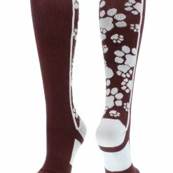 MadSportsStuff Softball Socks Crazy Socks With Paws Over The Calf (multiple Colors)