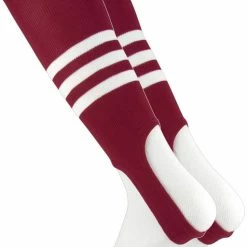 TCK Striped Baseball Stirrups 7 Inch Pattern B
