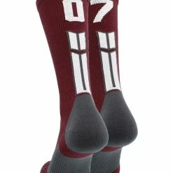 Best deal ๐คฉ MadSportsStuff Maroon Player ID Custom Number Crew ๐งฆ Socks For ๐ Basketball Lacrosse Volleyball Boys And ๐ง Girls ๐งจ 175 MadSportsStuff Maroon Player ID Custom Number Crew Socks For Basketball Lacrosse Volleyball Boys And Girls