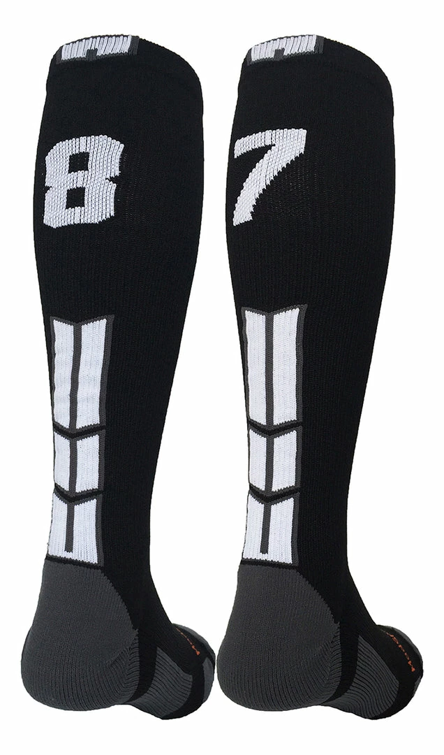 Outlet โ MadSportsStuff ๐ฅ Softball ๐งฆ Socks Black Player ID Custom Number Over The Calf ๐งฆ Socks For ๐ฅ Softball โพ Baseball Football Boys And ๐ง Girls ๐ 43 MadSportsStuff Softball Socks Black Player ID Custom Number Over The Calf Socks For Softball Baseball Football Boys And Girls
