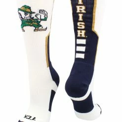 TCK All Schools University Of Notre Dame Socks Fighting Irish Perimeter Crew