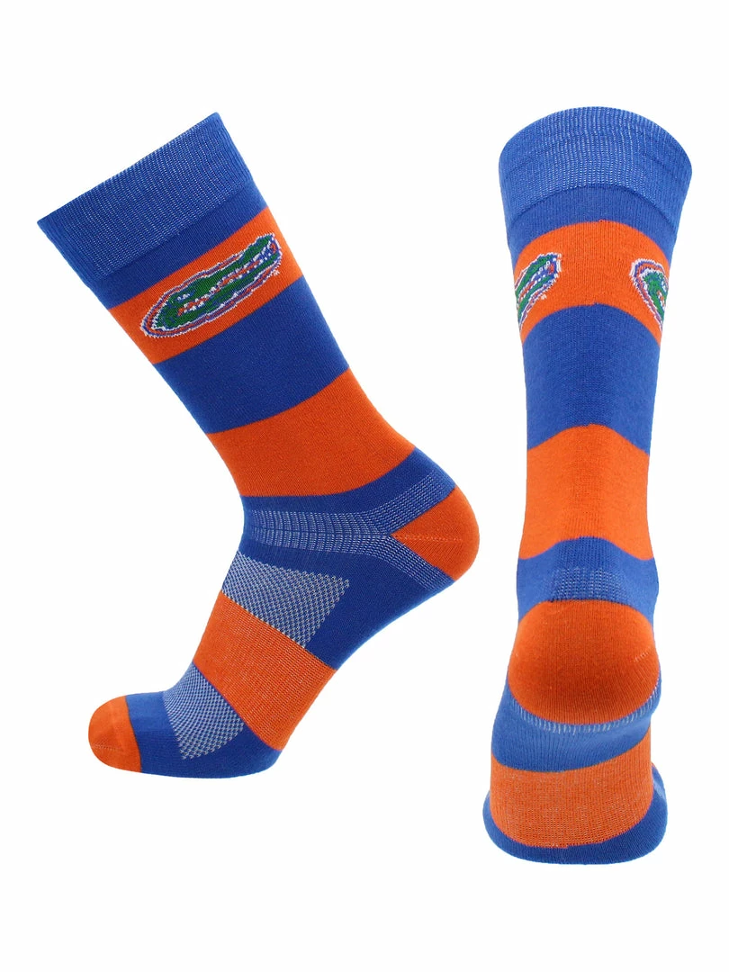 Promo ๐ฅฐ TCK Florida Gators ๐งฆ Socks Game Day Striped Crew ๐งฆ Socks ๐ 2 TCK Florida Gators Socks Game Day Striped Crew Socks