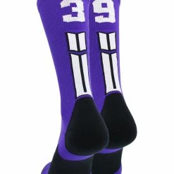 Brand new ๐ฅฐ MadSportsStuff Purple Player ID Custom Number Crew ๐งฆ Socks For ๐ Basketball Lacrosse Volleyball Boys And ๐ง Girls ๐ 194 MadSportsStuff Purple Player ID Custom Number Crew Socks For Basketball Lacrosse Volleyball Boys And Girls