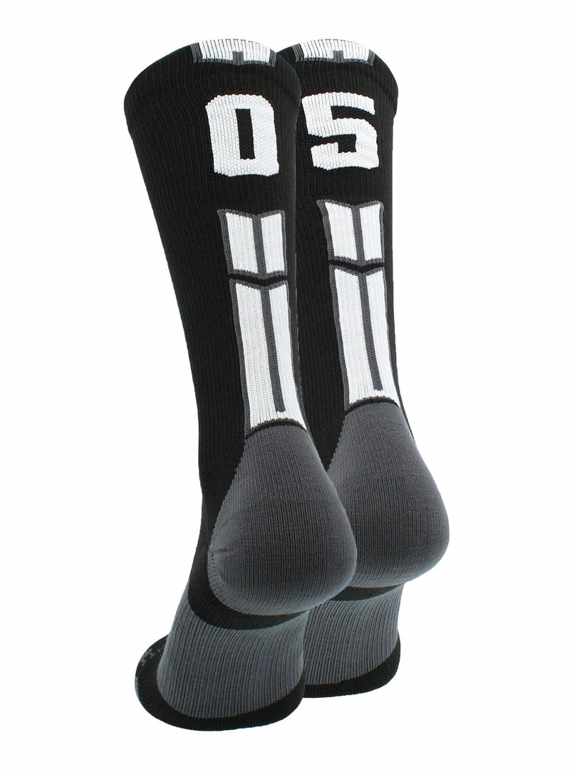 Outlet ๐งจ MadSportsStuff Black Player ID Custom Number Crew ๐งฆ Socks For ๐ Basketball Lacrosse Volleyball Boys And ๐ง Girls Volleyball ๐งฆ Socks ๐ฏ 73 MadSportsStuff Black Player ID Custom Number Crew Socks For Basketball Lacrosse Volleyball Boys And Girls Volleyball Socks