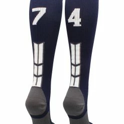 Best Sale ๐คฉ MadSportsStuff Navy Player ID Custom Number Over The Calf ๐งฆ Socks For ๐ฅ Softball โพ Baseball Football Boys And ๐ง Girls โจ 140 MadSportsStuff Navy Player ID Custom Number Over The Calf Socks For Softball Baseball Football Boys And Girls