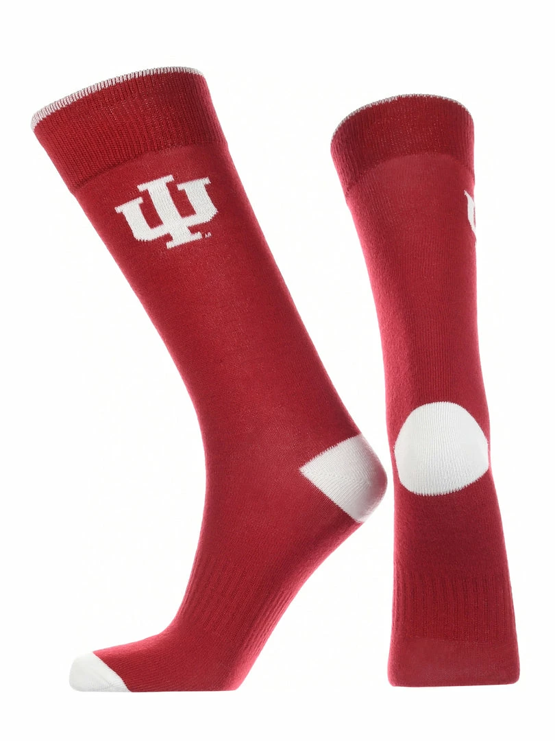 Cheapest ๐ TCK All Schools Indiana Hoosiers ๐ Dress ๐งฆ Socks Dean's List Crew Length ๐งฆ Socks ๐ 2 TCK All Schools Indiana Hoosiers Dress Socks Dean's List Crew Length Socks