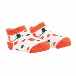 TCK Miami Hurricanes Toddler Socks Low Cut Little Fan All Schools