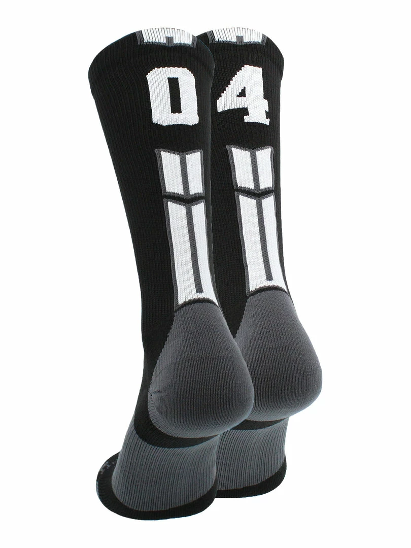 Outlet ๐งจ MadSportsStuff Black Player ID Custom Number Crew ๐งฆ Socks For ๐ Basketball Lacrosse Volleyball Boys And ๐ง Girls Volleyball ๐งฆ Socks ๐ฏ 74 MadSportsStuff Black Player ID Custom Number Crew Socks For Basketball Lacrosse Volleyball Boys And Girls Volleyball Socks