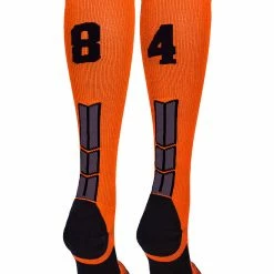 Deals โญ MadSportsStuff ๐ฅ Softball ๐งฆ Socks Orange And Black Player ID Custom Number Over The Calf ๐งฆ Socks For ๐ฅ Softball โพ Baseball Football Boys And ๐ง Girls ๐ 151 MadSportsStuff Softball Socks Orange And Black Player ID Custom Number Over The Calf Socks For Softball Baseball Football Boys And Girls
