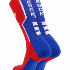 TCK All Schools Kansas Rock Chalk Jayhawks Socks Perimeter Crew