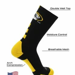 TCK Missouri Tigers Socks Baseline Crew