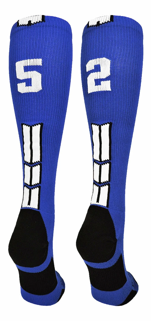 Wholesale ๐ MadSportsStuff โพ Baseball ๐งฆ Socks Royal Player ID Custom Number Over The Calf ๐งฆ Socks For ๐ฅ Softball โพ Baseball Football Boys And ๐ง Girls ๐ 28 MadSportsStuff Baseball Socks Royal Player ID Custom Number Over The Calf Socks For Softball Baseball Football Boys And Girls