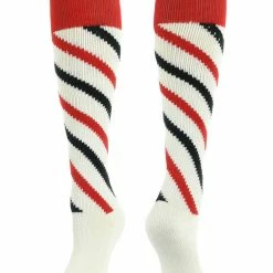 TCK Candy Stripe Knee High Softball Socks Soccer