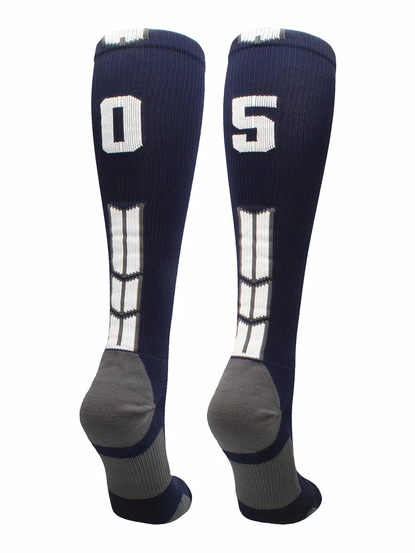 Best Sale ๐คฉ MadSportsStuff Navy Player ID Custom Number Over The Calf ๐งฆ Socks For ๐ฅ Softball โพ Baseball Football Boys And ๐ง Girls โจ 76 MadSportsStuff Navy Player ID Custom Number Over The Calf Socks For Softball Baseball Football Boys And Girls