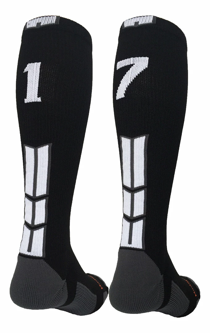Outlet โ MadSportsStuff ๐ฅ Softball ๐งฆ Socks Black Player ID Custom Number Over The Calf ๐งฆ Socks For ๐ฅ Softball โพ Baseball Football Boys And ๐ง Girls ๐ 62 MadSportsStuff Softball Socks Black Player ID Custom Number Over The Calf Socks For Softball Baseball Football Boys And Girls