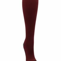 MadSportsStuff Softball Socks Maroon Player ID Custom Number Over The Calf Socks For Softball Baseball Football Boys And Girls
