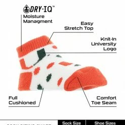 TCK Miami Hurricanes Toddler Socks Low Cut Little Fan All Schools