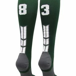 Best Pirce ๐ MadSportsStuff Dark Green Player ID Custom Number Over The Calf ๐งฆ Socks For ๐ฅ Softball โพ Baseball Football Boys And ๐ง Girls ๐ฅ Softball ๐งฆ Socks ๐คฉ 152 MadSportsStuff Dark Green Player ID Custom Number Over The Calf Socks For Softball Baseball Football Boys And Girls Softball Socks