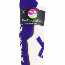MadSportsStuff Relay For Life Hope Cancer Awareness Athletic Crew Socks Basketball Socks