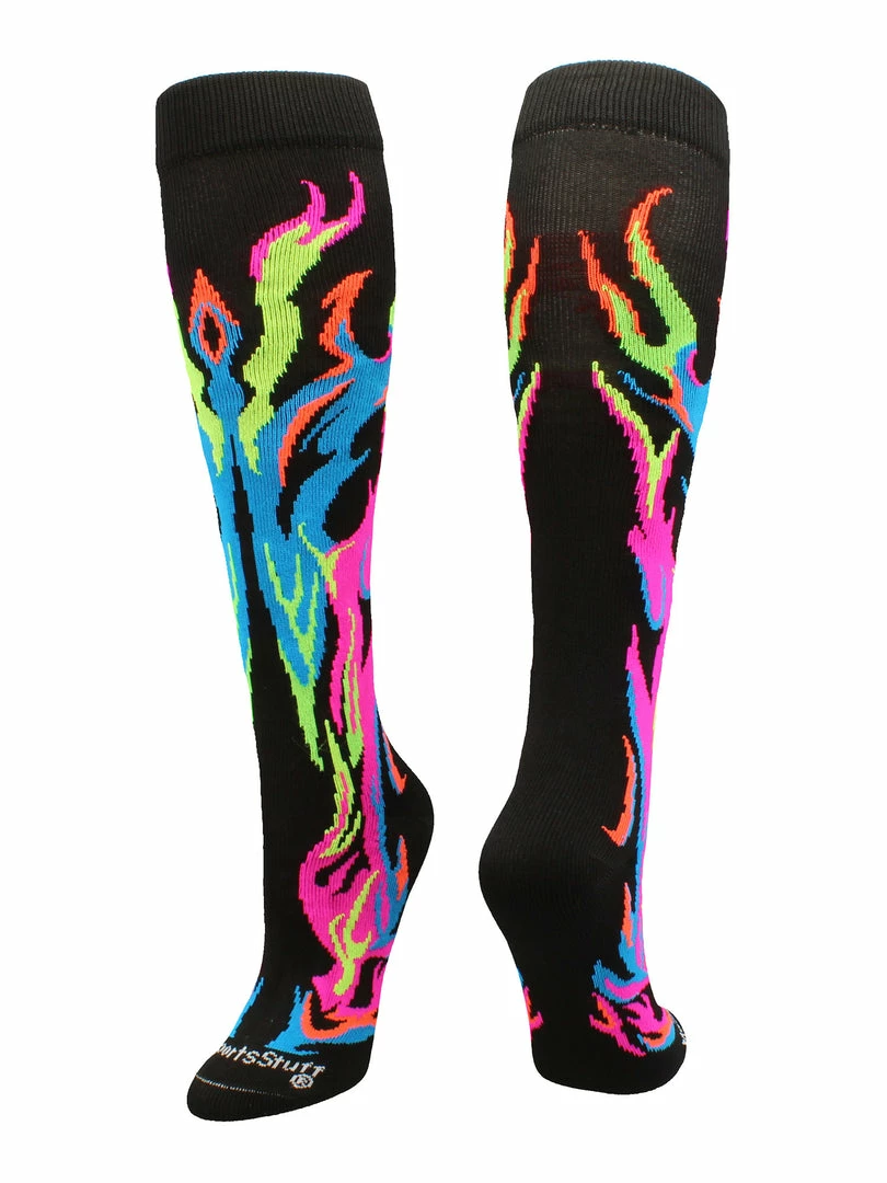 Brand new ๐ MadSportsStuff ๐ฅ Softball ๐งฆ Socks With Flames - For ๐ง Girls Or Boys ๐ฉ Women Or Men โพ Baseball ๐งฆ Socks โค๏ธ 1 MadSportsStuff Softball Socks With Flames - For Girls Or Boys Women Or Men Baseball Socks