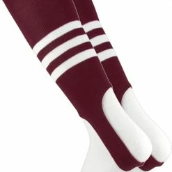 TCK Striped Baseball Stirrups 7 Inch Pattern B