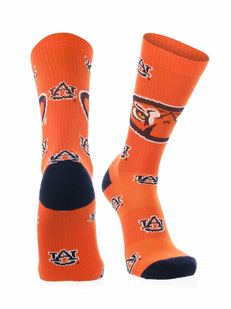 Buy 🥰 TCK All Schools Auburn Tigers 🧦 Socks Crew Length Sock Mayhem ❤️ 4 TCK All Schools Auburn Tigers Socks Crew Length Sock Mayhem