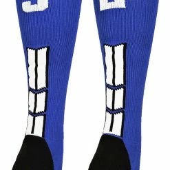 Brand new ๐ฅฐ MadSportsStuff Royal Player ID Custom Number Over The Calf ๐งฆ Socks For ๐ฅ Softball โพ Baseball Football Boys And ๐ง Girls ๐ 203 MadSportsStuff Royal Player ID Custom Number Over The Calf Socks For Softball Baseball Football Boys And Girls