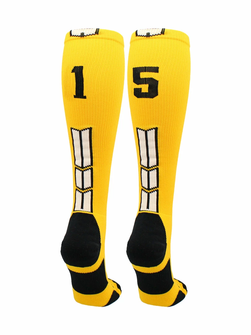 Cheap ๐ MadSportsStuff ๐ฅ Softball ๐งฆ Socks Gold Player ID Custom Number Over The Calf ๐งฆ Socks For ๐ฅ Softball โพ Baseball Football Boys And ๐ง Girls ๐ 63 MadSportsStuff Softball Socks Gold Player ID Custom Number Over The Calf Socks For Softball Baseball Football Boys And Girls
