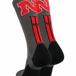 TCK Nebraska Cornhuskers Socks Baseline 3.0 Crew All Schools
