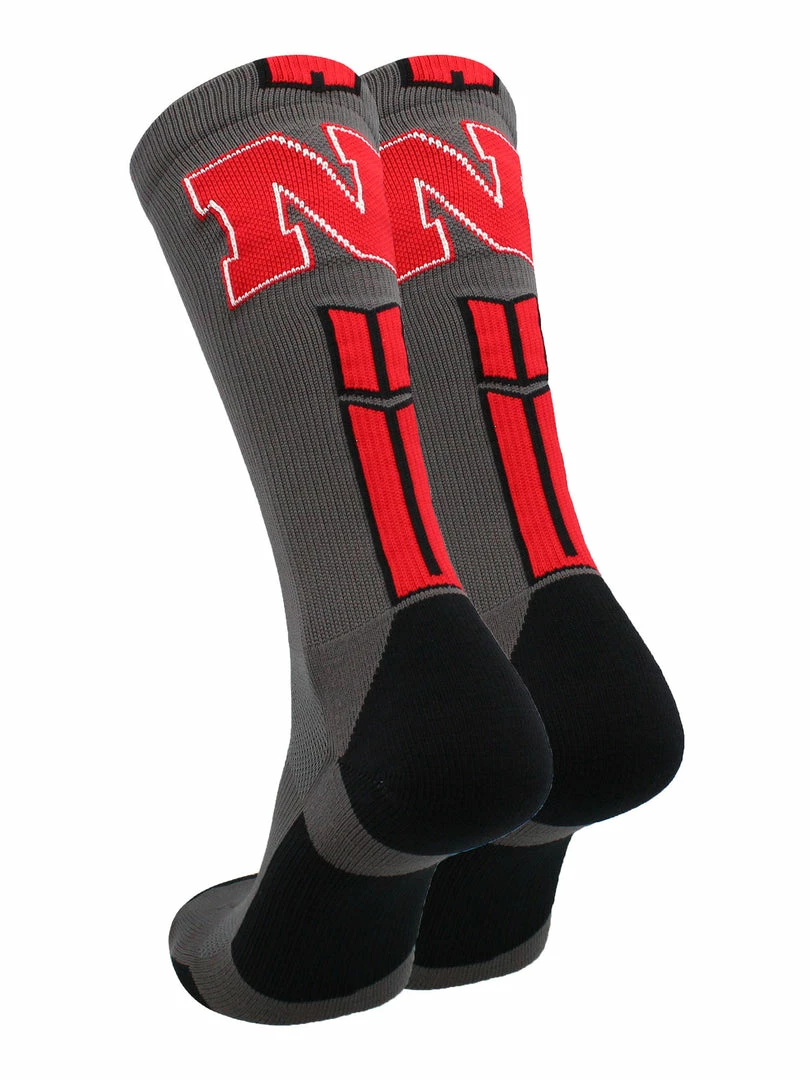 Hot Sale ⭐ TCK Nebraska Cornhuskers 🧦 Socks Baseline 3.0 Crew All Schools ✨ 2 TCK Nebraska Cornhuskers Socks Baseline 3.0 Crew All Schools