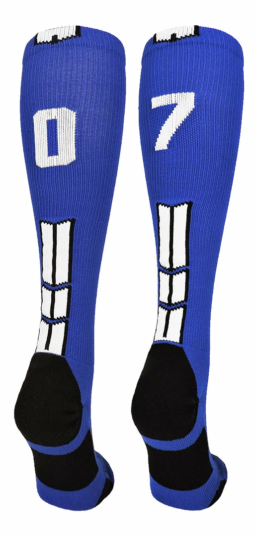 Best Sale ๐ MadSportsStuff โพ Baseball ๐งฆ Socks Royal Player ID Custom Number Over The Calf ๐งฆ Socks For ๐ฅ Softball โพ Baseball Football Boys And ๐ง Girls ๐ 72 MadSportsStuff Baseball Socks Royal Player ID Custom Number Over The Calf Socks For Softball Baseball Football Boys And Girls