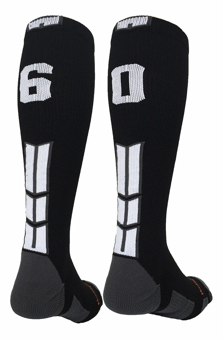 Outlet โ MadSportsStuff ๐ฅ Softball ๐งฆ Socks Black Player ID Custom Number Over The Calf ๐งฆ Socks For ๐ฅ Softball โพ Baseball Football Boys And ๐ง Girls ๐ 20 MadSportsStuff Softball Socks Black Player ID Custom Number Over The Calf Socks For Softball Baseball Football Boys And Girls