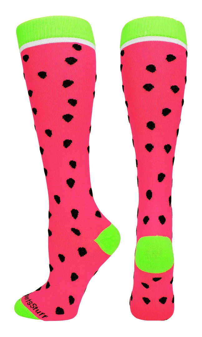 Top 10 ๐ MadSportsStuff Neon Watermelon Athletic Over The Calf ๐งฆ Socks ๐ 7 MadSportsStuff Neon Watermelon Athletic Over The Calf Socks