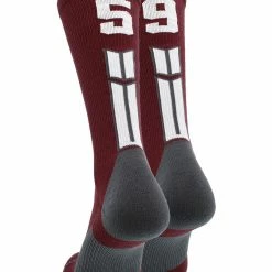Cheap ๐ MadSportsStuff Maroon Player ID Custom Number Crew ๐งฆ Socks For ๐ Basketball Lacrosse Volleyball Boys And ๐ง Girls Volleyball ๐งฆ Socks ๐ฅ 124 MadSportsStuff Maroon Player ID Custom Number Crew Socks For Basketball Lacrosse Volleyball Boys And Girls Volleyball Socks